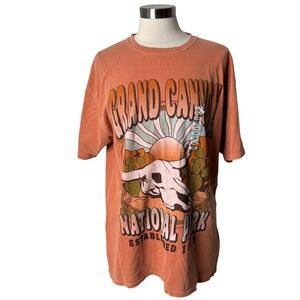 Blue 84 Grand Canyon National Park Graphic T-Shirt Orange Womens Large New
